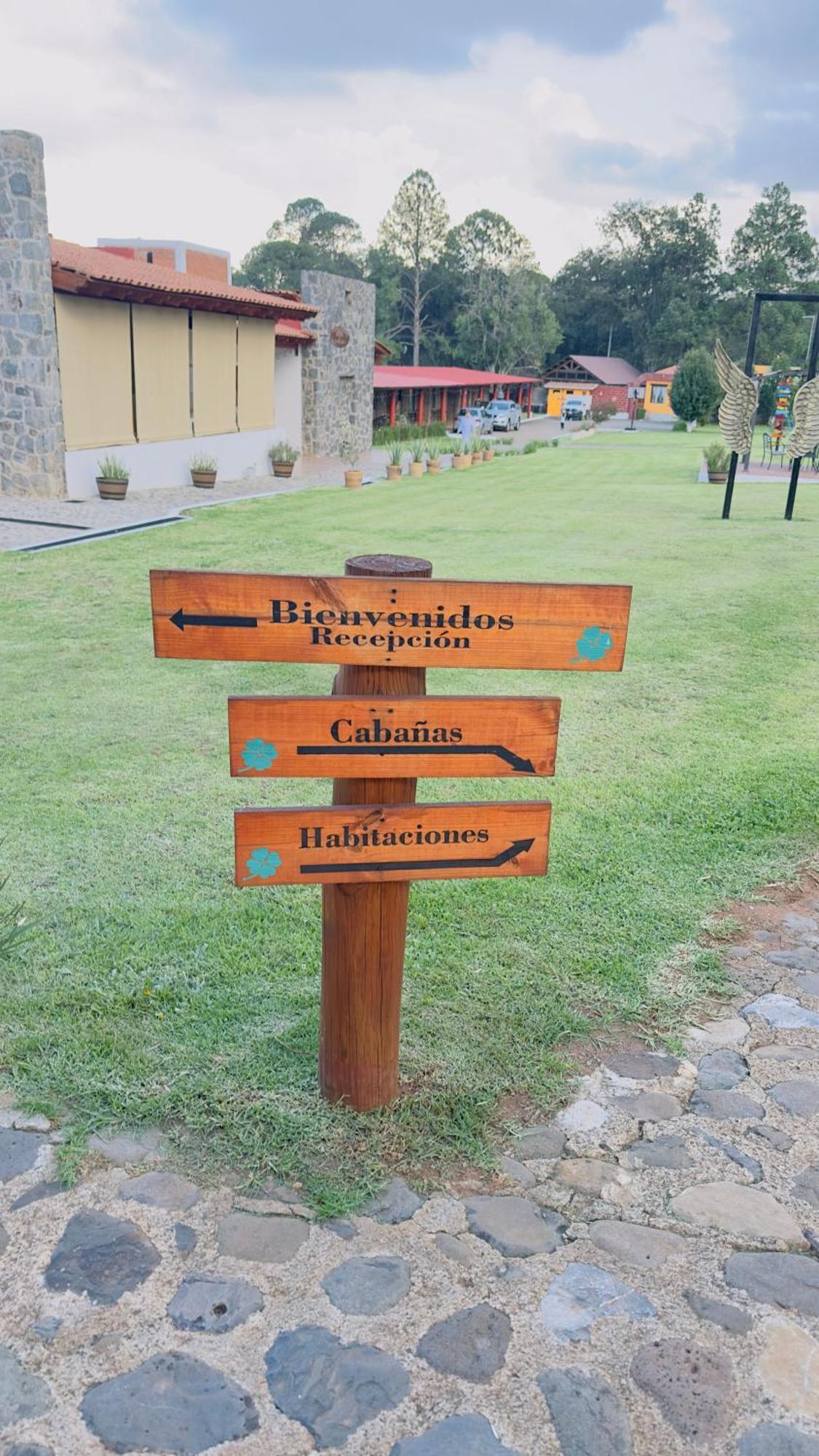 Finca Los Angeles Hospederia & Sociales Huasca de Ocampo Bagian luar foto